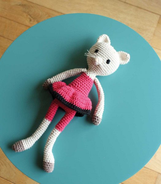 Cuddly mouse in pure cotton