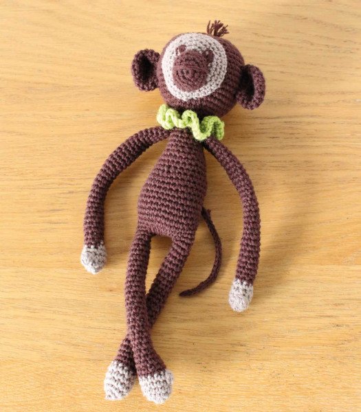 Crochet cuddly toy in pure cotton