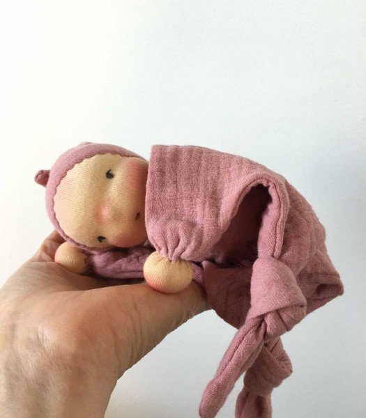 Baby soft toy made in France