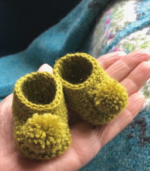 Handmade doll shoes