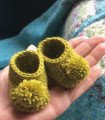 Handmade doll shoes