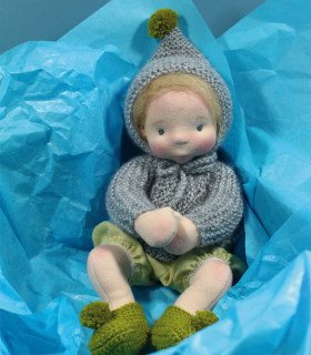 Organic baby doll
