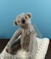 Handmade mohair bear of collection