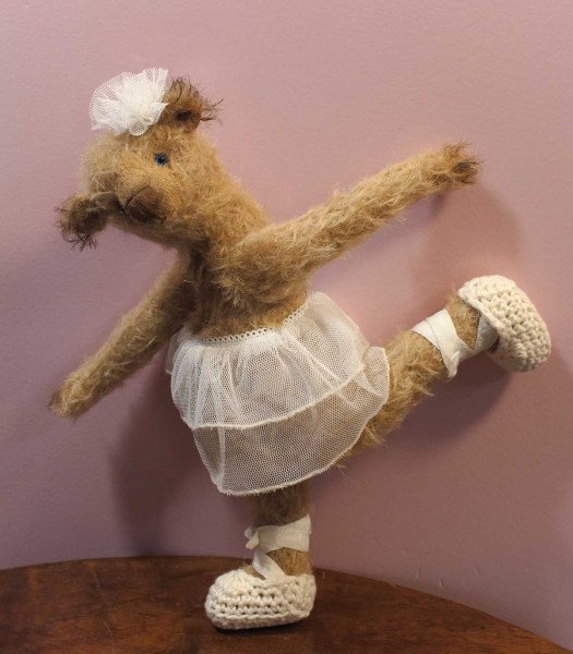 Ballerina mohair bear