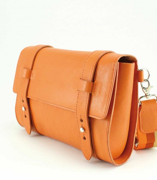 Sac cuir made in France, cousu main