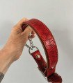 Hand sewn leather dog collar