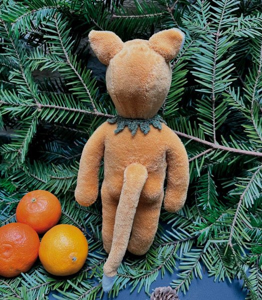 Doudou fait main pour bébé, coutures et fils doubles !