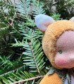 Doudou poupée renard