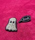 Adorable petite broche FANTÔME en deux parties !
