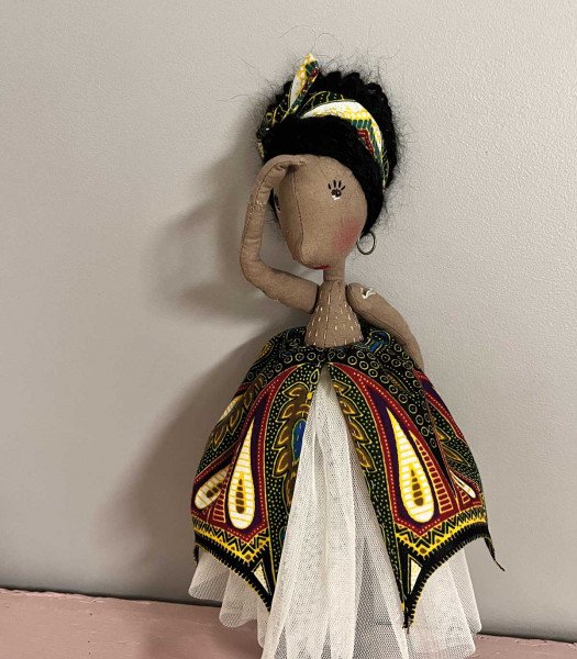 Poupée d'artiste textile