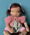 Poupon fille d'inspiration Waldorf